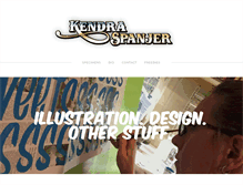 Tablet Screenshot of kendraspanjer.com